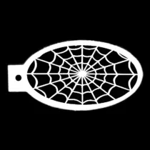 Schmink sjabloon - Spiderweb