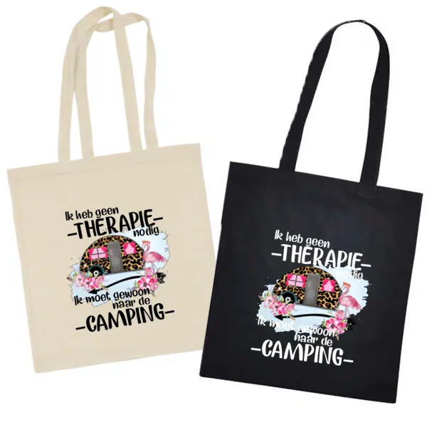 Katoenen tas – Camping