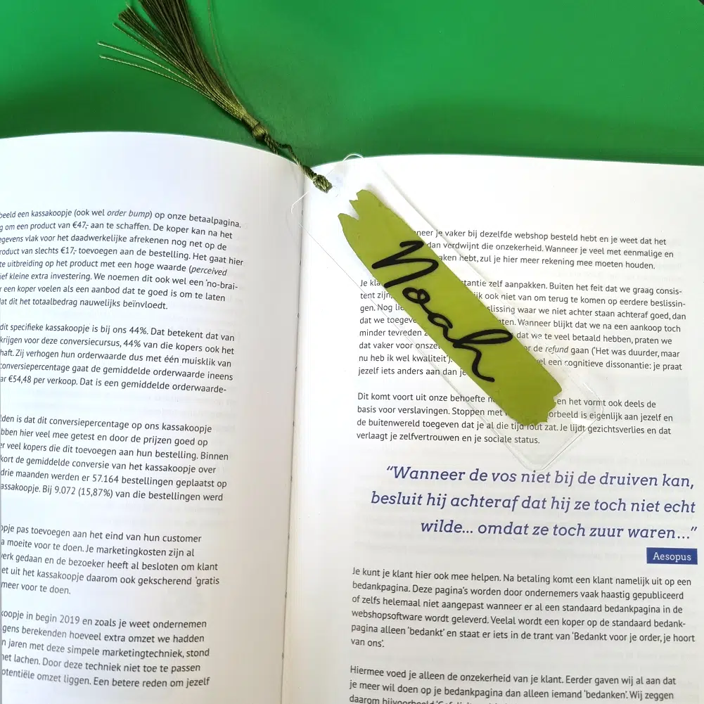 Boekenlegger-Groen