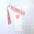 Boekenlegger roze