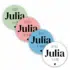 Traktatie sticker met naam