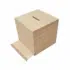 Houten spaarpot met naam