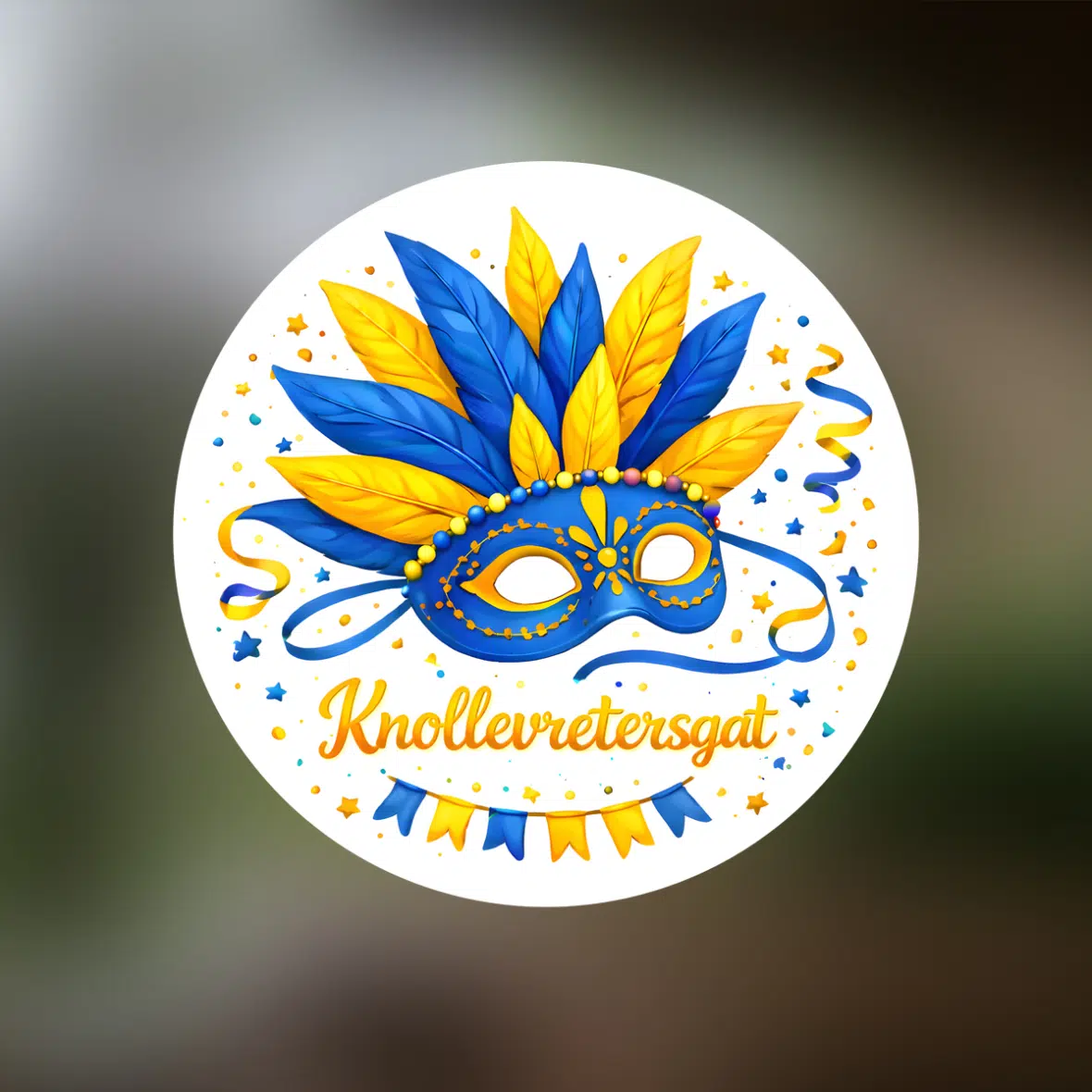 Statische raamsticker – Knollevretersgat