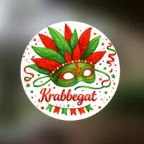 Statische raamsticker - Krabbegat