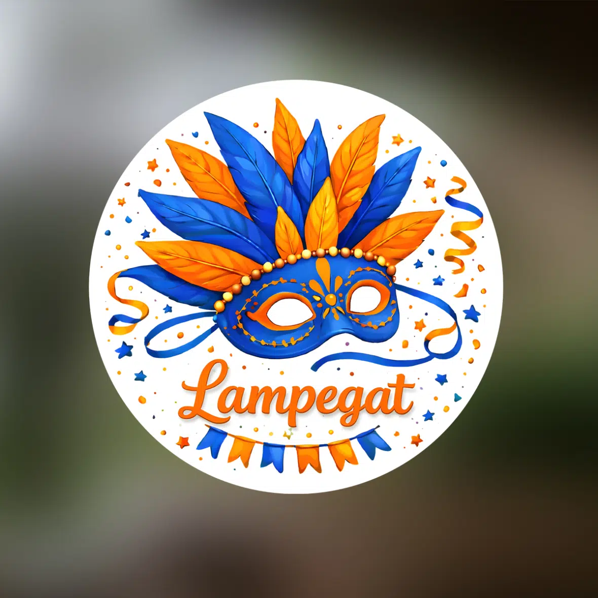 Statische raamsticker – Lampegat