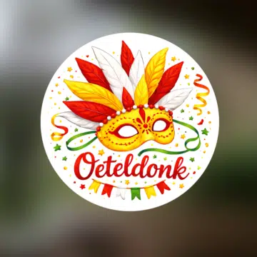 Statische raamsticker - Oeteldonk