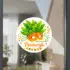 Statische raamsticker - Peeënrijk