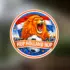 Statische raamsticker - Hup Holland Hup