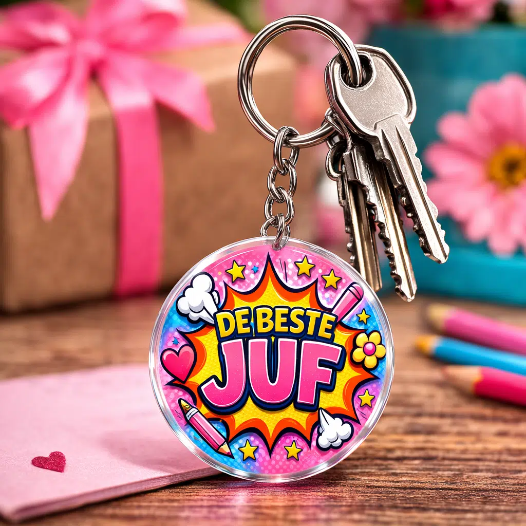 Sleutelhanger – De beste juf