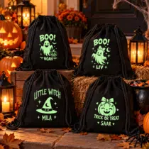 Halloween rugzak met naam – Glow in the Dark