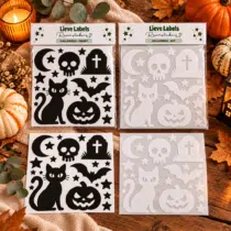 Herbruikbare Halloween raamstickers