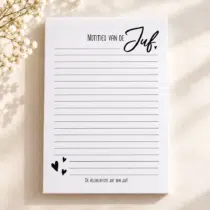 Notitieblok - Notities van de Juf