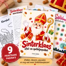 Sinterklaas aftel- en spelletjespakket